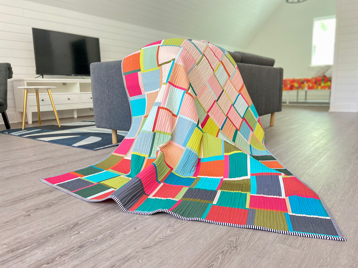 Silas Pew Quilt Pattern in Bundle No. 2 from Jittery Wings