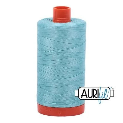 50wt Aurifil Turquoise #MK50-5006