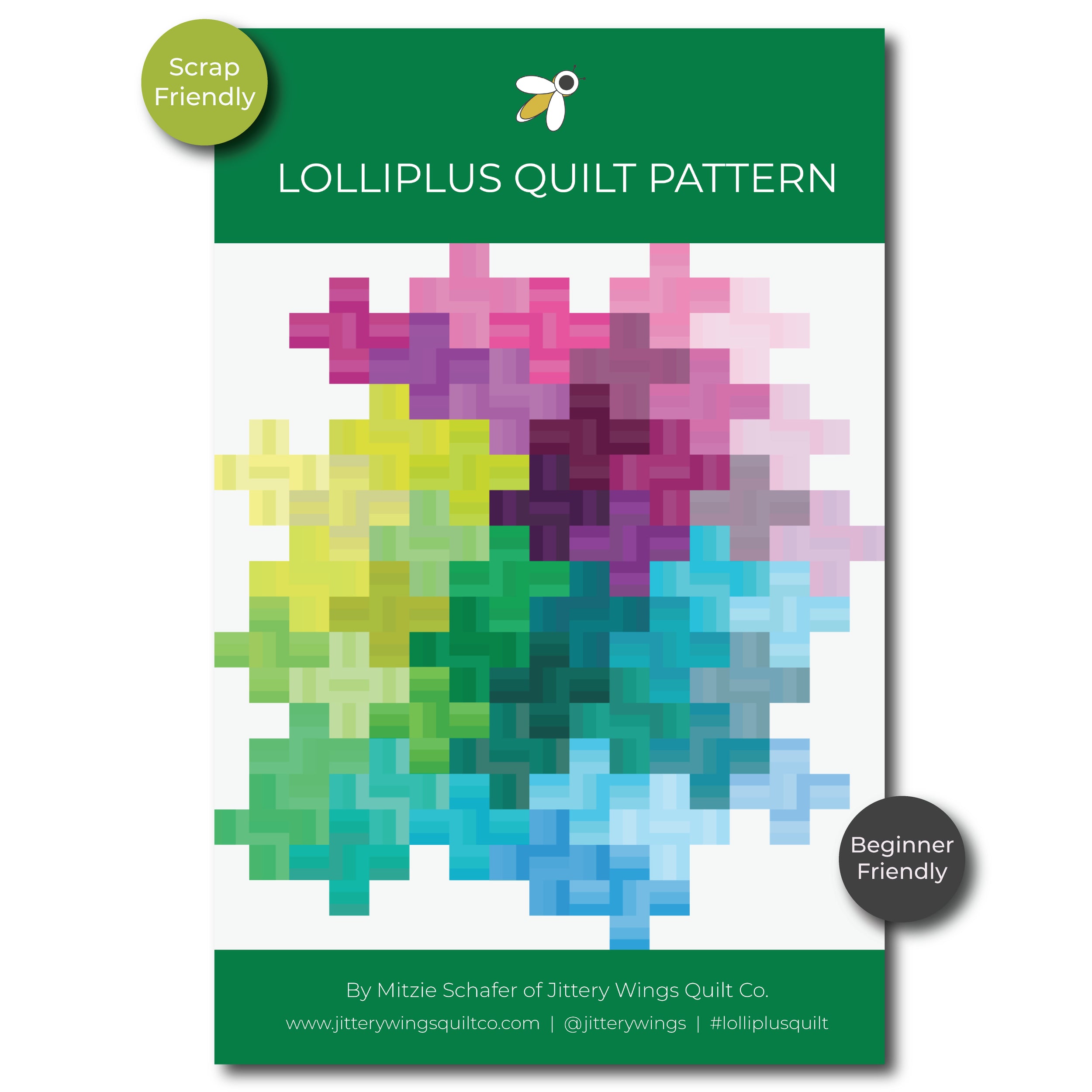 LolliPlus Quilt Pattern - PDF Download