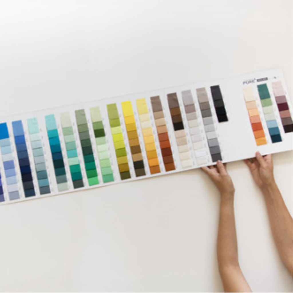 Art Gallery Fabrics Pure Solids Color Card with All 227 colors