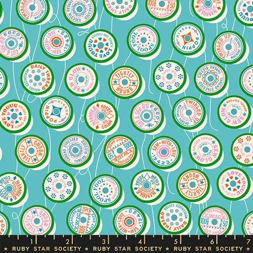 Trinketry Turquoise by Ruby Star Society (1/2 Yard Cuts)