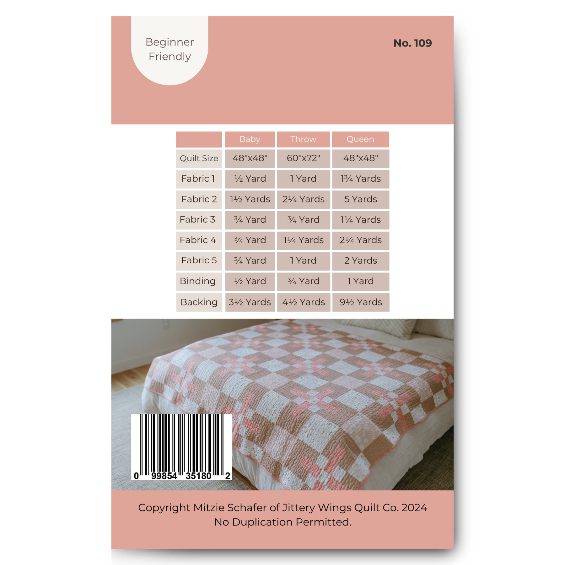 Apex Quilt Pattern - Wholesale ONLY