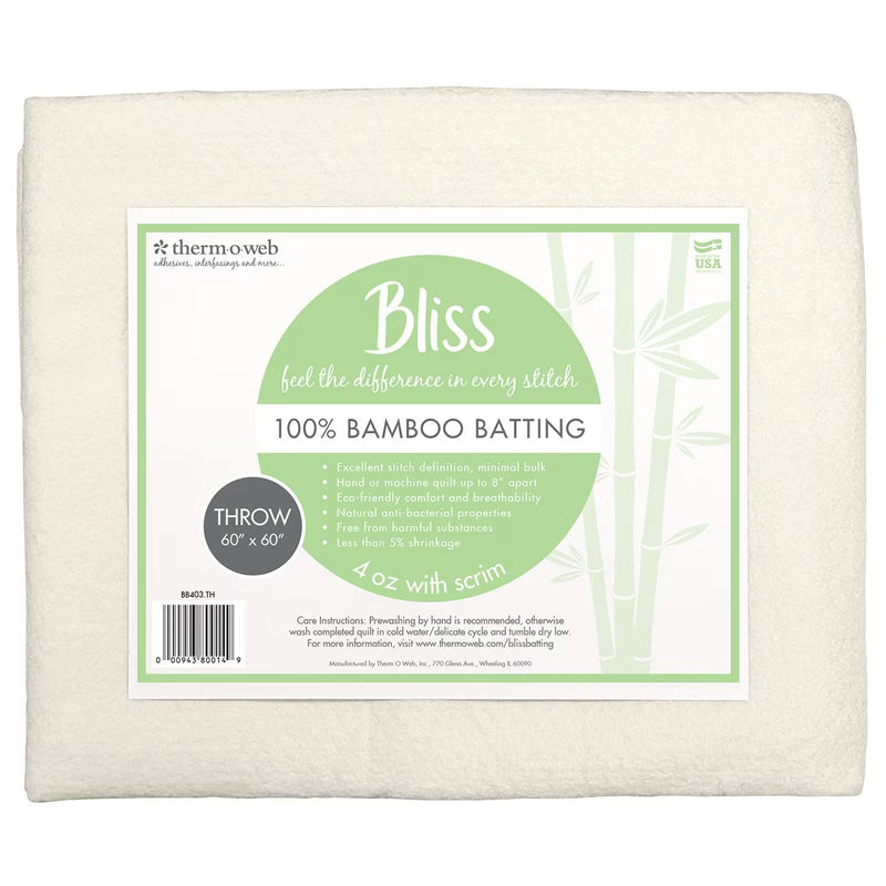 Bliss Batting Bamboo Throw
