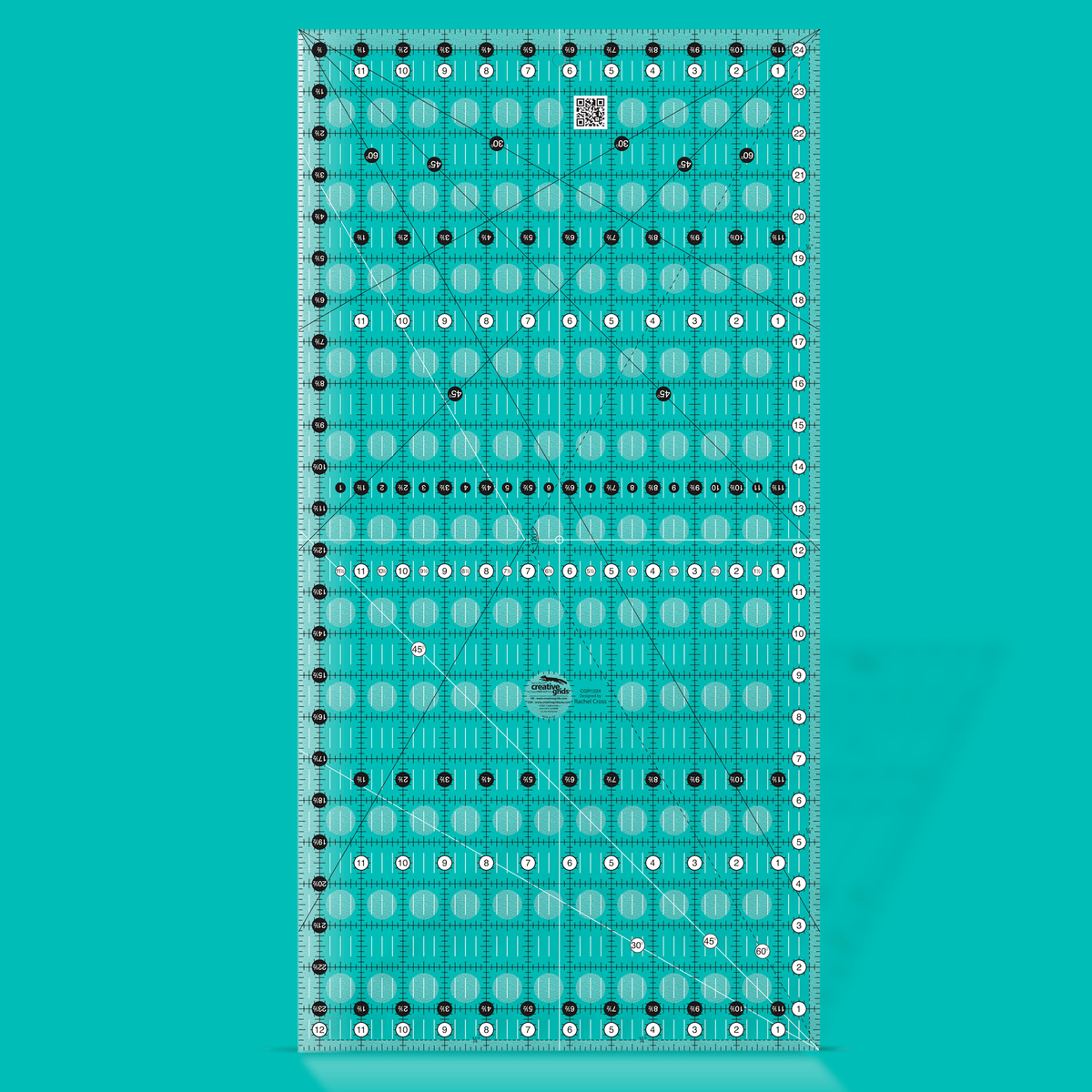Creative Grids Quilt Ruler 12-1/2in x 24-1/2in Rectangle