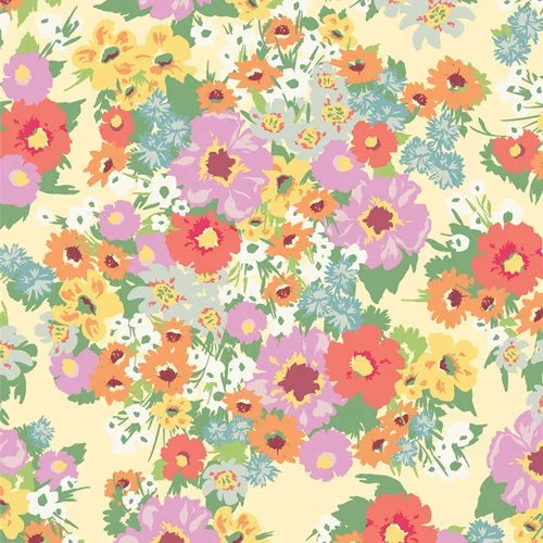 Gardenista Wild Flora Spring Yardage CUR8-GA-500 (1/2 yard cuts)