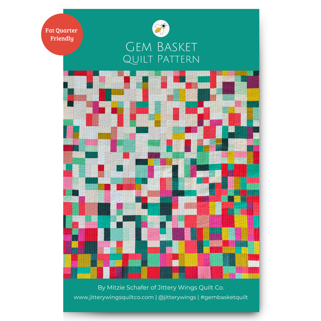 Gem Basket Quilt Pattern - Printed Version