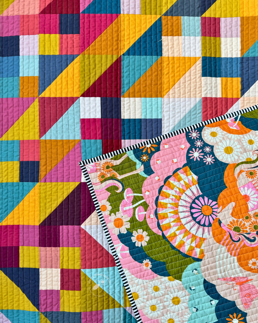 Gingham Meadow Quilt Pattern - Wholesale Only