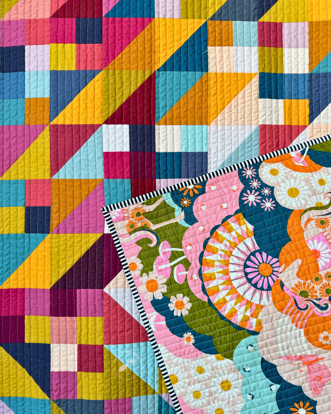 Gingham Meadow Quilt Pattern - PDF Download