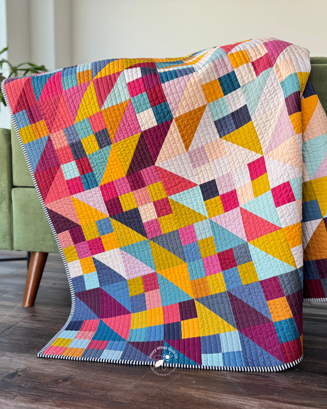 Gingham Meadow Quilt Pattern - Wholesale Only