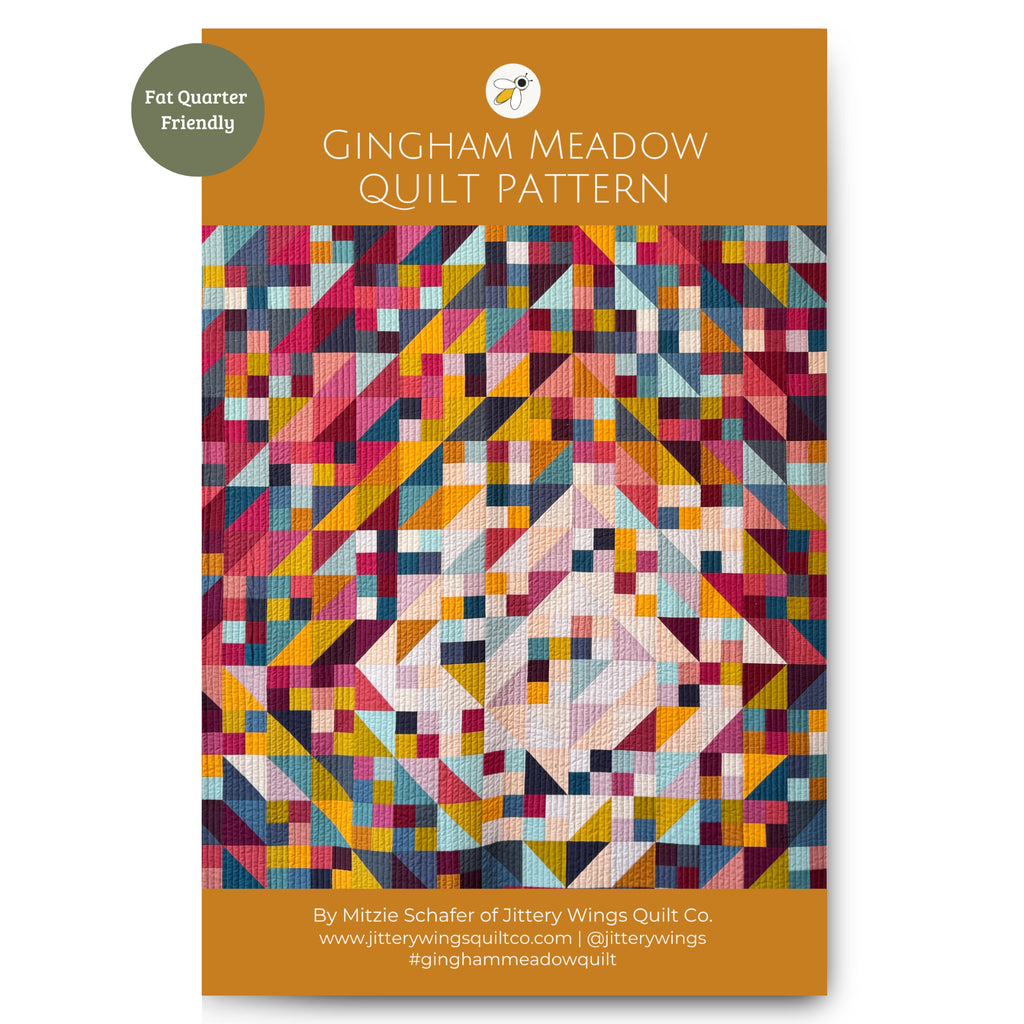 Gingham Meadow Quilt Pattern - Print Version