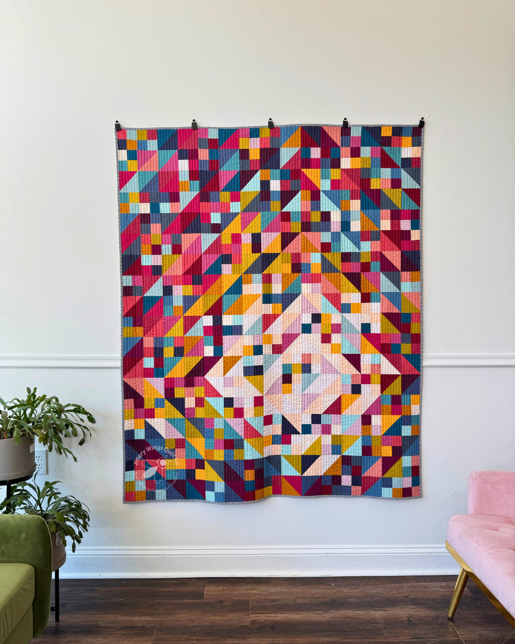 Gingham Meadow Quilt Pattern - PDF Download
