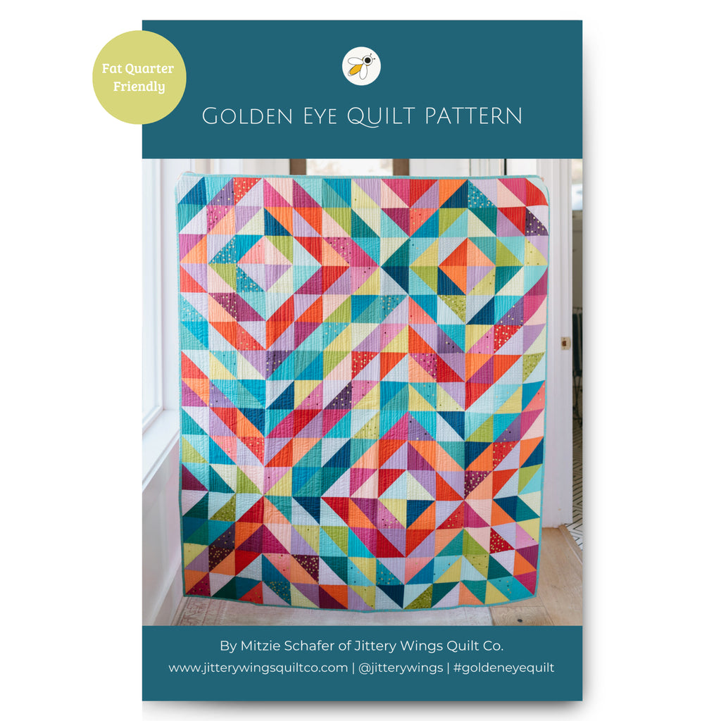 Golden Eye Quilt Pattern - PDF Download