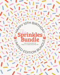 Happy 10th birthday Sprinkles Bundle limited edition gift box with sprinkle pattern