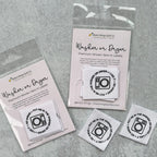 Quilt Labels: Washer or Dryer Premium Woven Sew In Labels (3 Count)