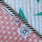 Quilt Labels: Washer or Dryer Premium Woven Sew In Labels (3 Count)