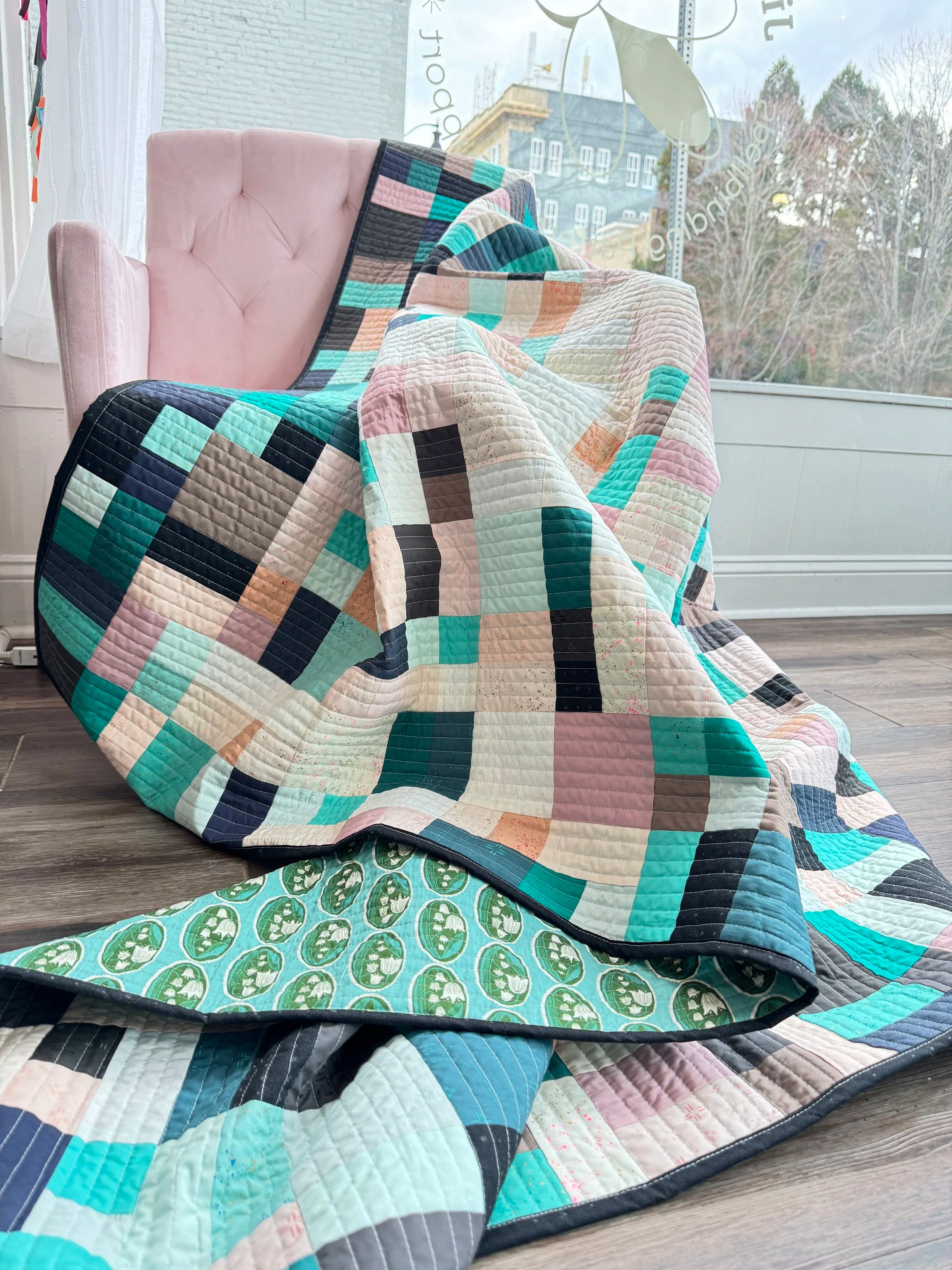 Gem Basket Quilt Pattern - PDF Download