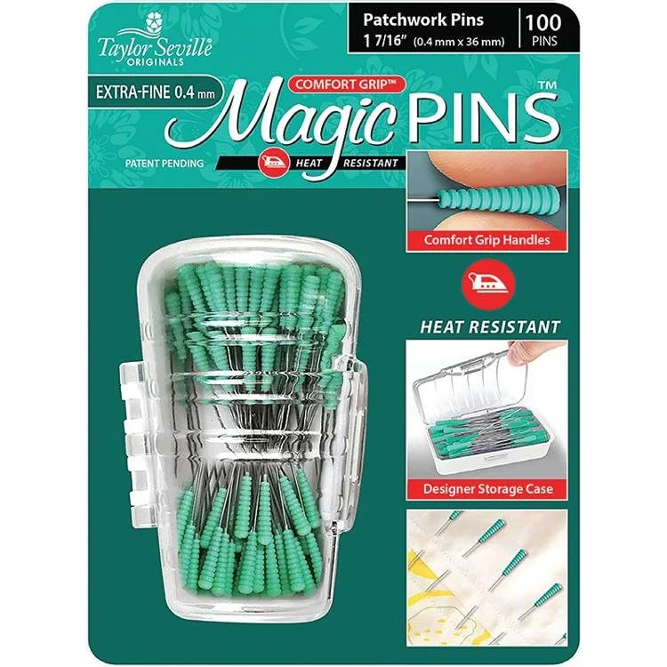 Magic Pins Patchwork (Xfin 100ct) 219591 Taylor Seville #1