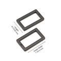 Rectangle Ring Flat 1" Black 2ct Patterns By Annie