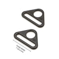 Triangle Ring Flat 1" Black 2ct Patterns By Annie