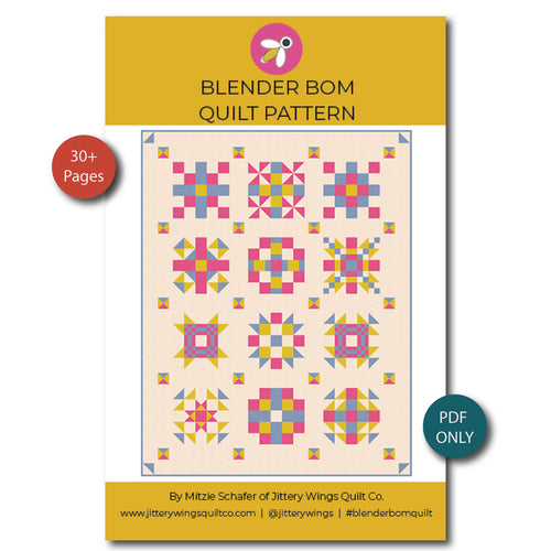 Blender Block of the Month 2021 Full Pattern PDF Download (No Videos)