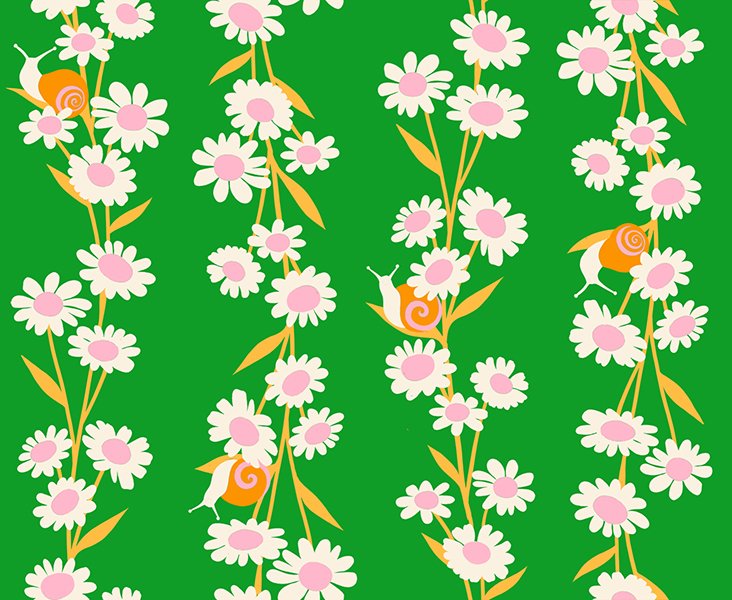 Carousel Verdant Daisy Chain RS0098 15 Ruby Star Society (1/2 Yard Cuts)