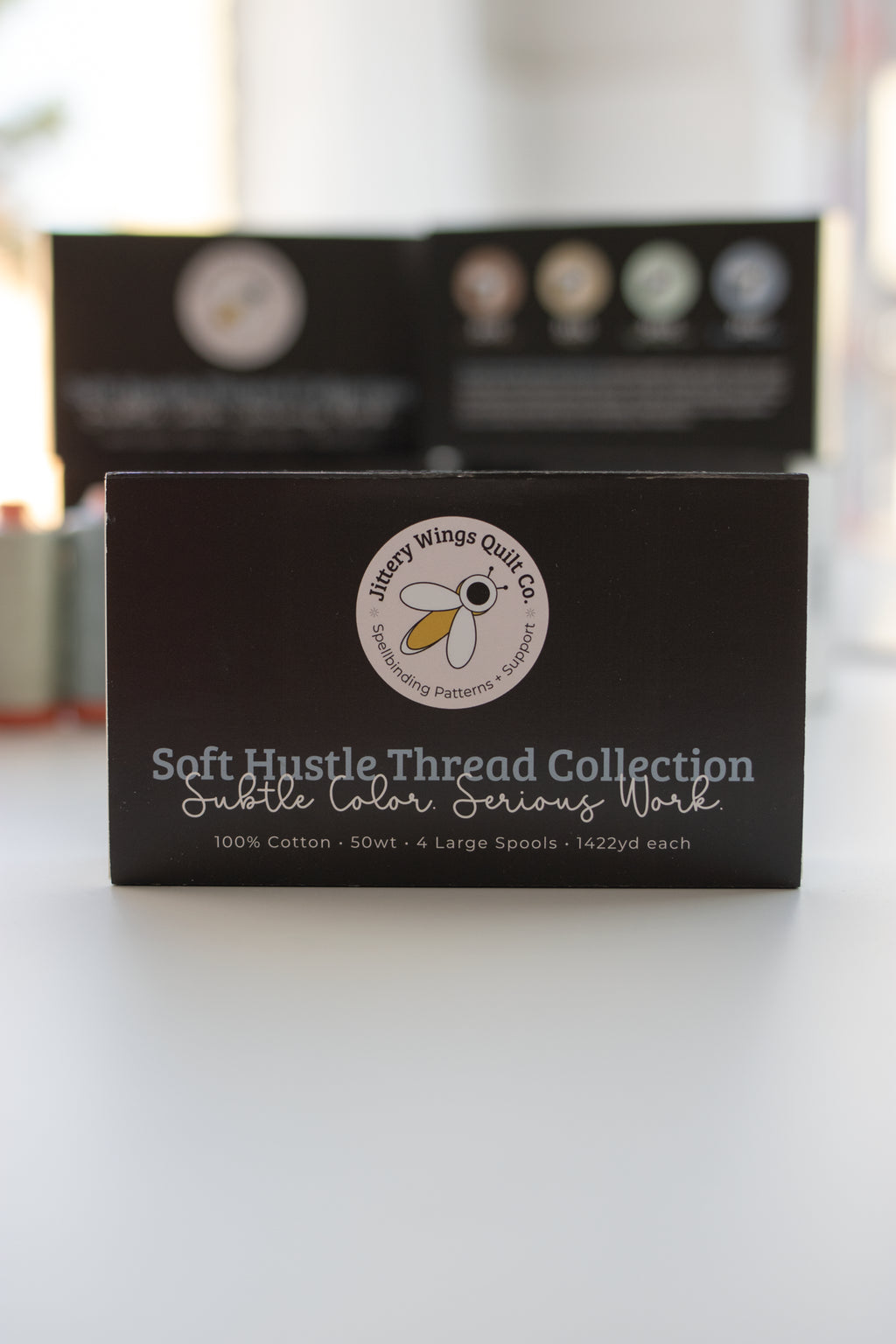 Soft Hustle Thread Collection by Jittery Wings Quilt Co.